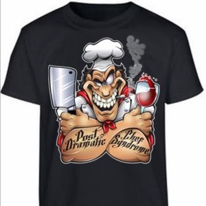 SHORT SLEEVE MENS CHEF FUNNY TEE SHIRT